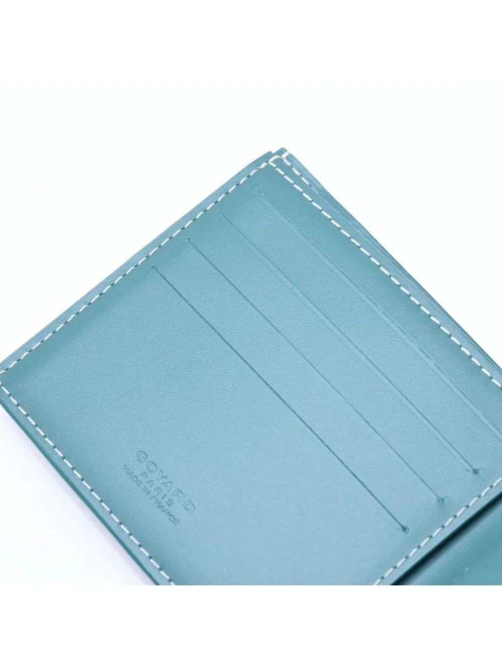 Goyard Victoire Wallet Leather Green